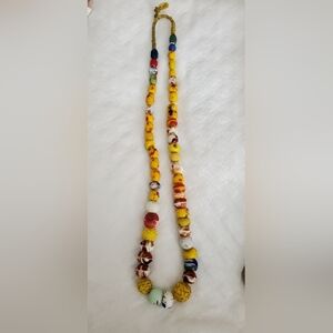 Vintage beads necklace some glow